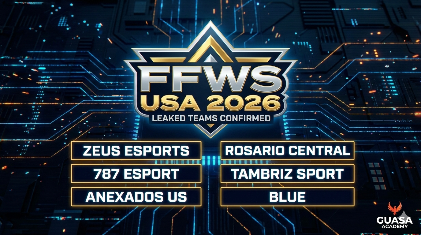Equipos confirmados a la FFWS USA Free fire 2026